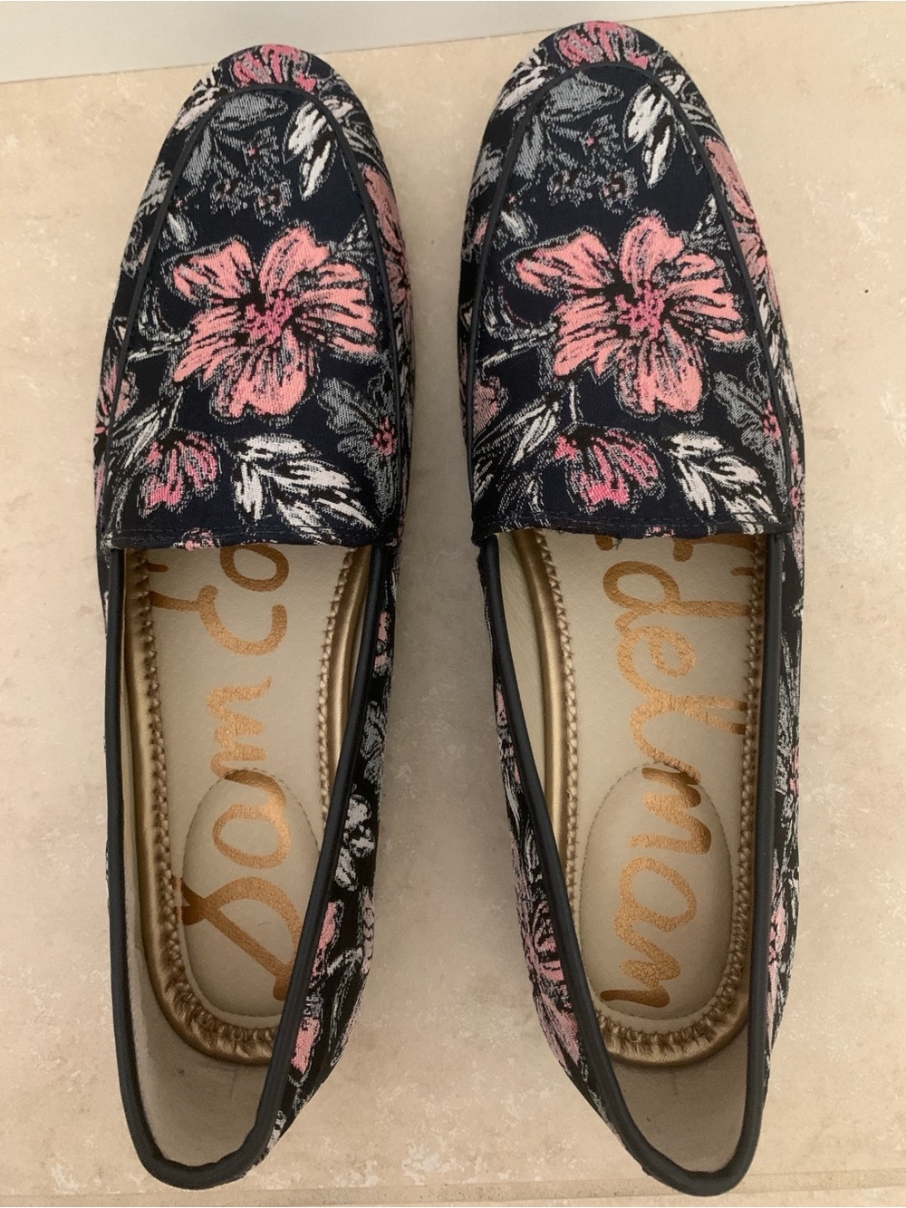 NWOB Sam Edelman Leon Secret Garden Jacquard Floral Loafers Flats Size 8M - Picture 2 of 8